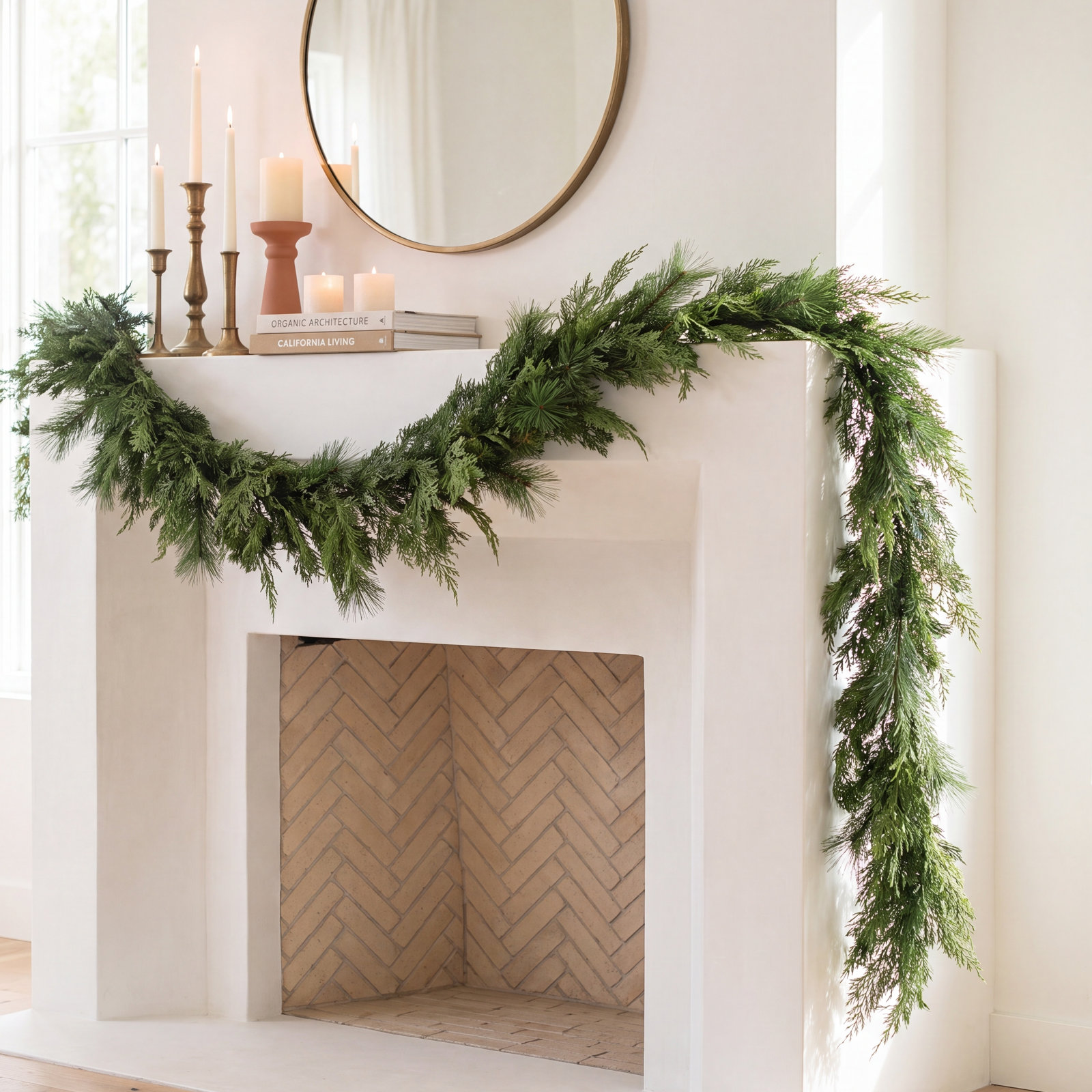 76'' in. Faux Garland