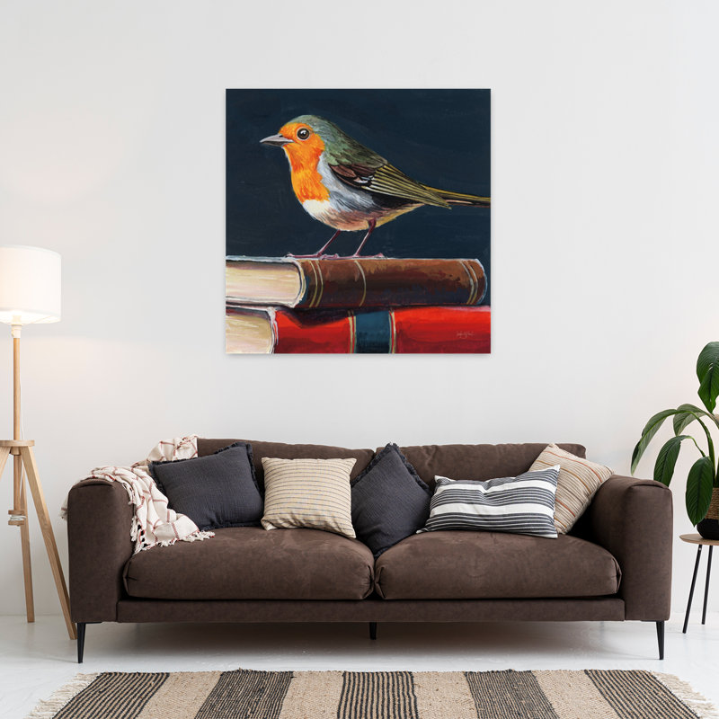 Academia Bird Study Contemporary Art, 36" H x 36" W
