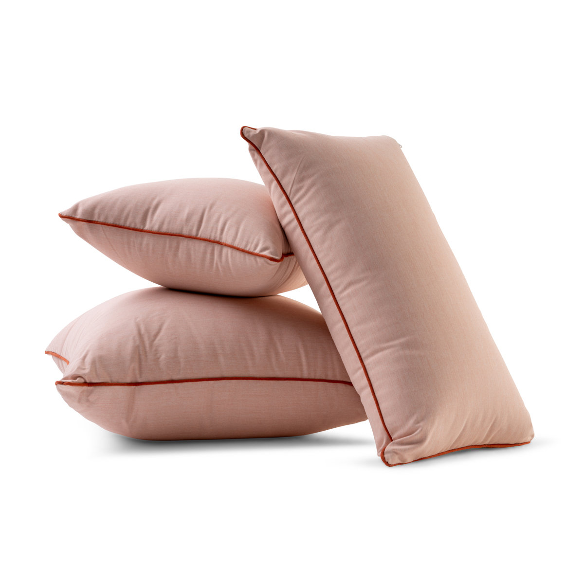 Rivie Indoor/Outdoor Throw Pillow, 26"H x 26"W, Pink
