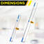 Window Washing Kit with Swivel Window Squeegee and 6' Telescopic Pole, 3 Pack-114267974