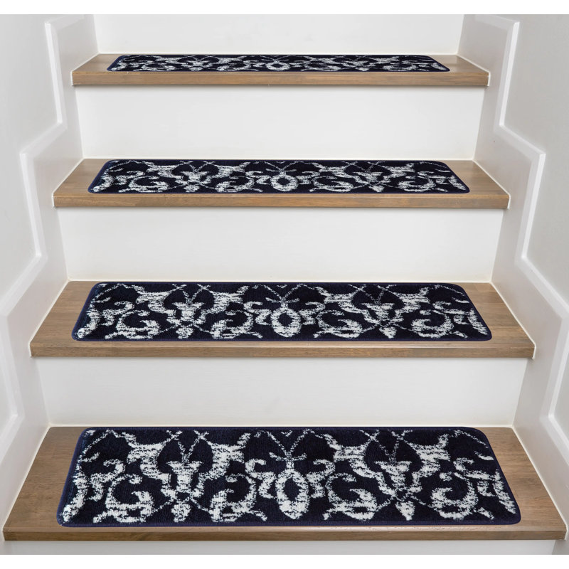 Tapis d'escalier 9 x 28 po antidérapants (ensemble de 13), Beige