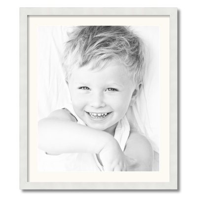 Wood Matte Picture Frame with Mat