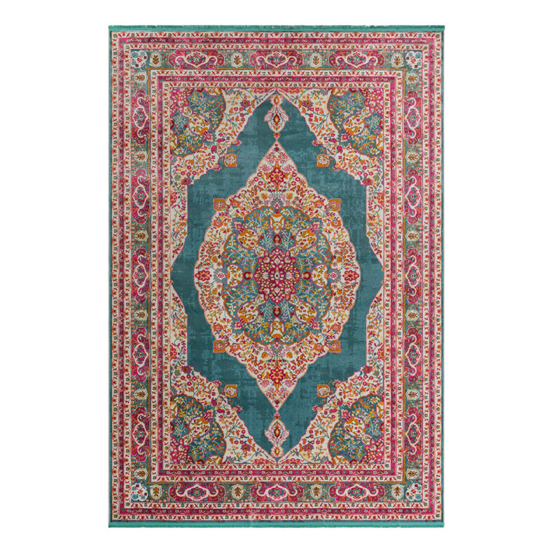 Folmar Oriental Indoor Rug, Rectangle 5'5" x 8'