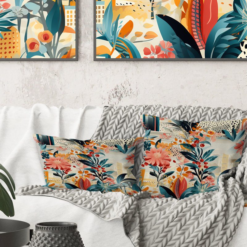  Housse de coussin rectangulaire en polyester