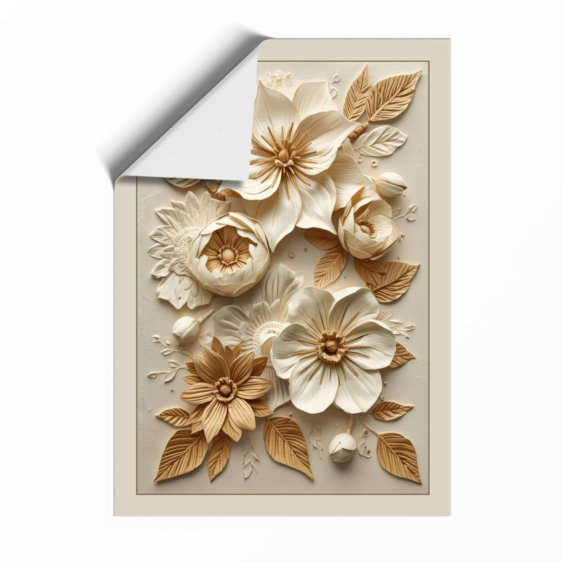 Sculptural Garden Botanical - Framed Print, Unframed, A1 - 84.1 x 59.4 cm