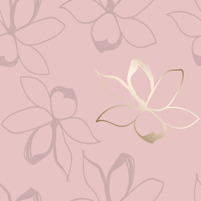 Saegertown Floral Seamless Pattern - Wrapped Canvas Print