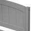 Twin Solid Wood Platform Bed With Grey Trundle - Space And Stylish Bedroom Piece Size Roll-Out Strong Construction For A Restful Sleep
