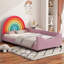 Lit de jour simple rembourré Rainbow