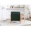 Chaise d'appoint de style Mid-Century moderne, chaises de salon en tissu confortable avec structure en bois massif, fauteuil de lecture pour salon, assemblage facile (gris huître)-832947769