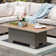 Cayha Rectangular 51.18'' L x 26.67'' W Lift Top Outdoor Coffee Table