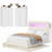 Upholstered Bed Frame, Storage Bed with LED and Charging Station-1041062425-1040684661