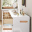 Commode double 10 tiroirs l 55 po -820458671