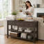 Console multifonctionnelle avec tablettes et tiroirs - Style Mid-Century pour tout espace-1355808024-1355808026