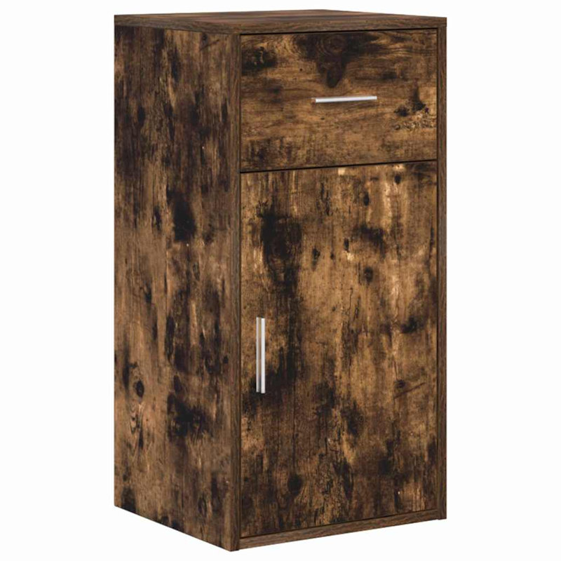 Sideboard 38 X 34.5 X 75 Cm Engineered Wood, Smoked Oak
