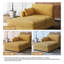 Chaise longue modulaire rembourrée en velours côtelé orange avec accoudoirs et coussins Bentura-1878892189-1878153761