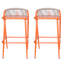 Tabouret de bar en osier et polyéthylène (PE) à hauteur de siège de 29,5 po Roger-691032930