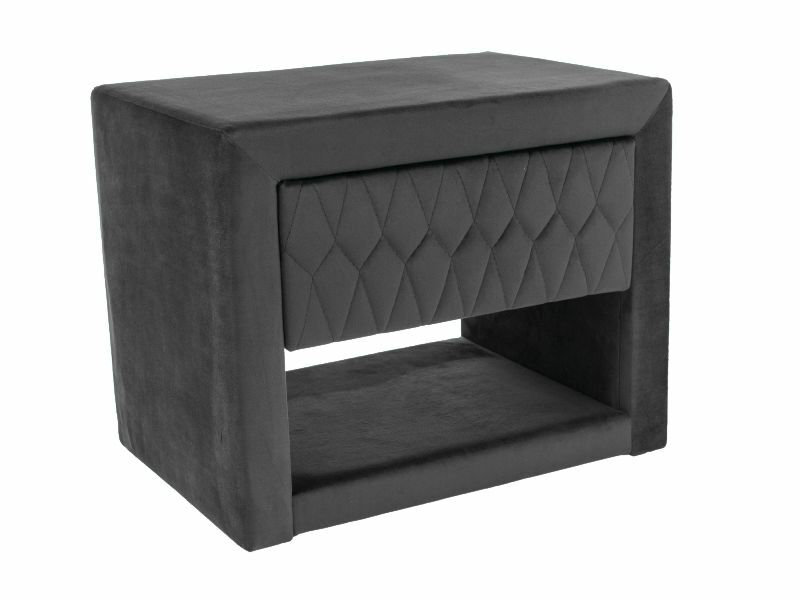Alan 50cm W Manufactured Wood Bedside Table