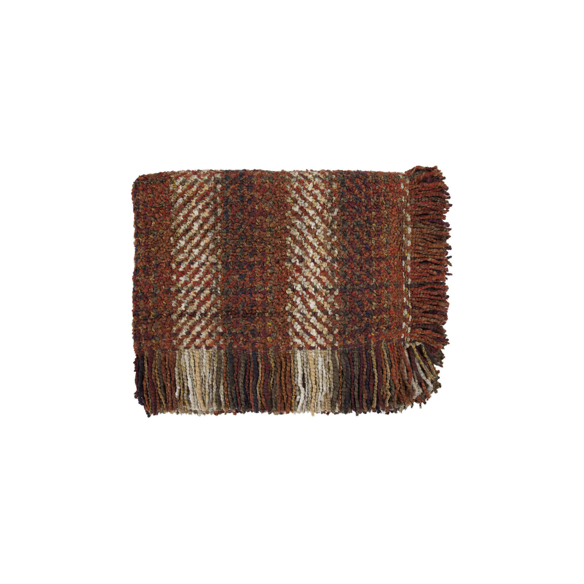 Fernie Machine Woven Throw Blanket, Russet