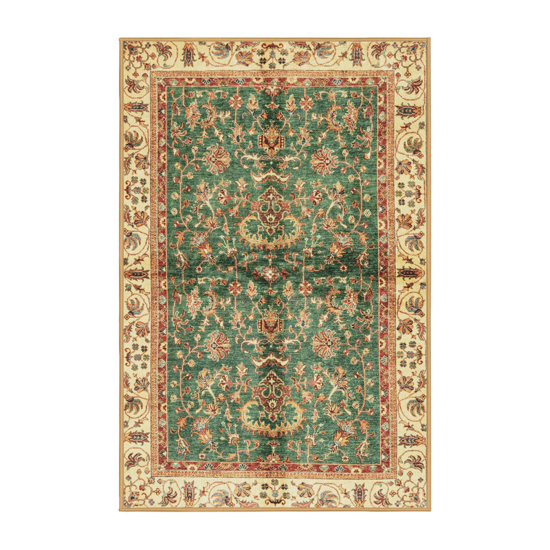 Tapis décoratif multicolore à motif abstrait, Rectangle 7 pi x 10 pi