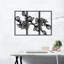 Décoration murale élégante en métal noir, 38,6 po x 25,6 po | Fabrication 100% métal, épaisseur: 0,05 pouce | Parfait pour le salon, le bureau et la chambre à coucher, design durable et accrocheur