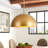Gleamix 1-Light Dome Single Pendant-921858423