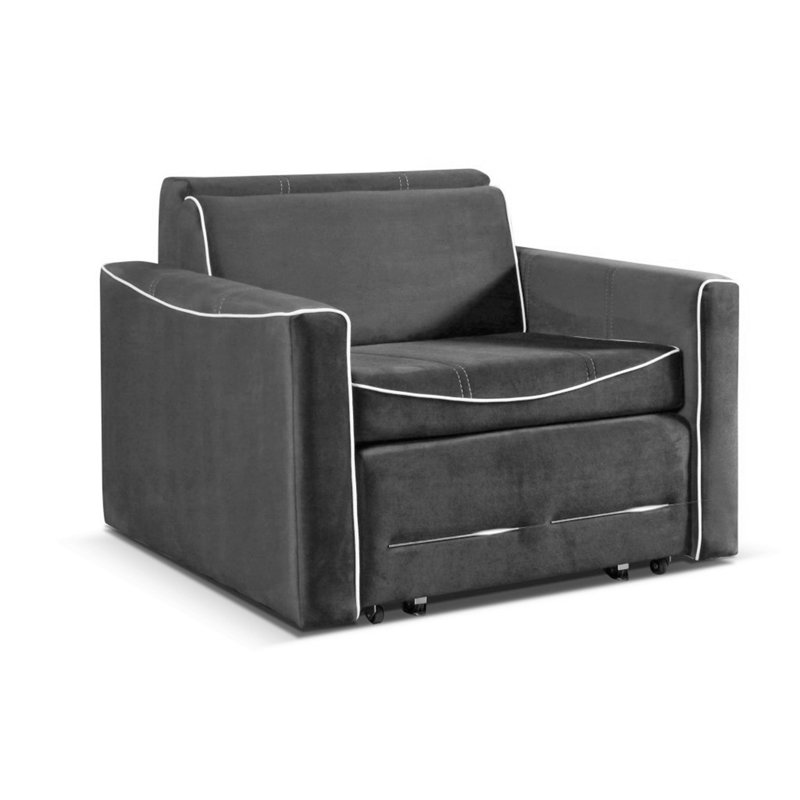 Coopersburg 1 Seater Sofa Bed, Grey