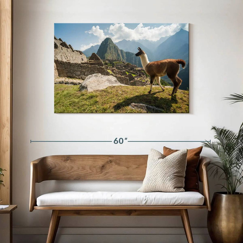 Nicci Llama From Machu Picchu, 30'' H x 45'' W