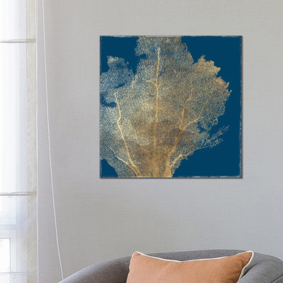 Gold Coral I by Aimee Wilson - Wrapped Canvas Print