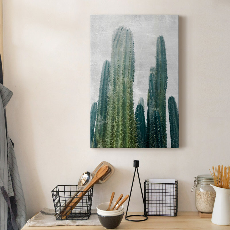 Aruba Cacti I - impression sur toile tendue, H 60 po x l 40 po x P 1 po