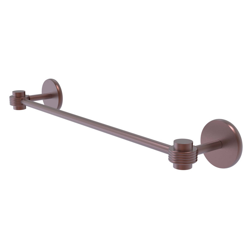 Satellite Orbit One 38.5'' Wall Towel Bar, Antique Copper, 3" H x 26.5" W x 3.9" D