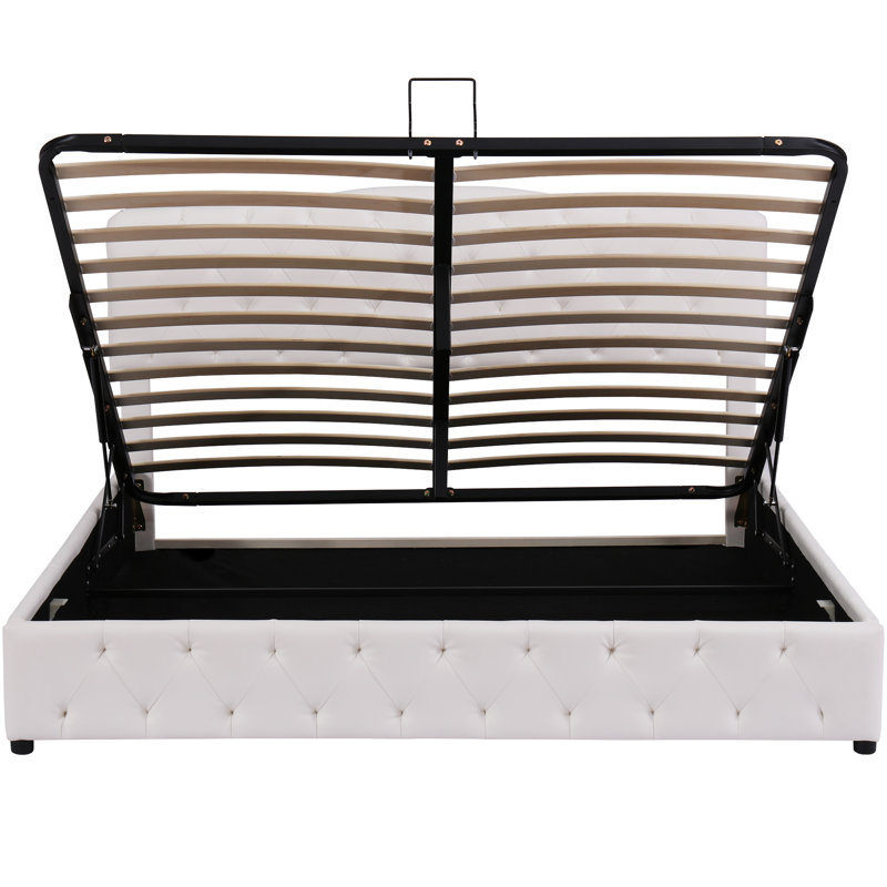 Garbani Upholstered Ottoman Storage Bed, Super King (6')