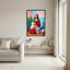 Tableau sur toile Mona Lisa sur les toilettes (lot de 1)-1055749956