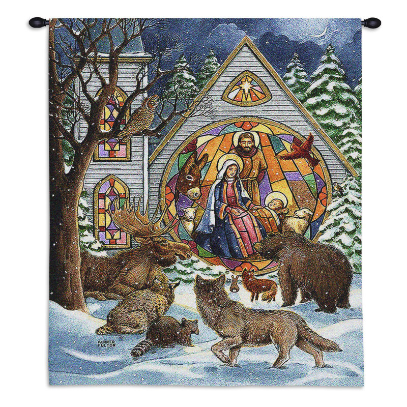 Loom Woven Cotton Tapestry