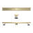 32 In. Stainless Steel Linear Shower Drain With Square Pattern Drain Cover-115114659