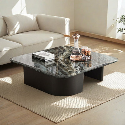 Light luxury modern marble coffee table