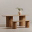 Povera Solid Wood Bench-2126287039