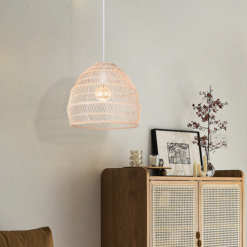 Luminaire suspendu 1 lumière Aonan, H 9,84 po x l 11,81 po x P 11,81 po
