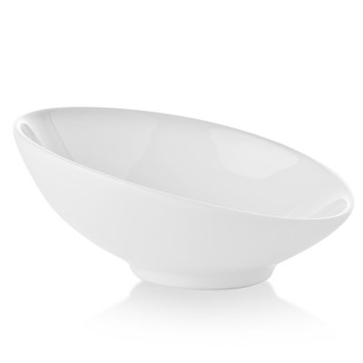 Elvis 300ml Bianco Slanted Salad Bowl
