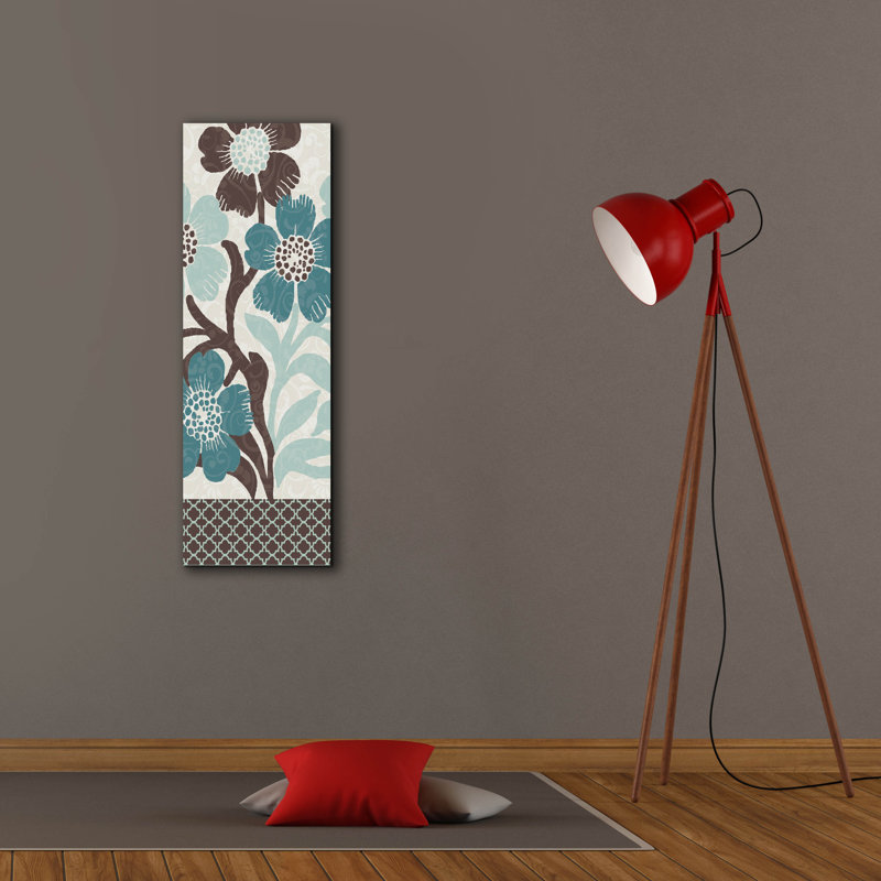 «Petal Decor» par Erin Clark, art mural sur toile, H 36 po x l 12 po x P 0,75 po