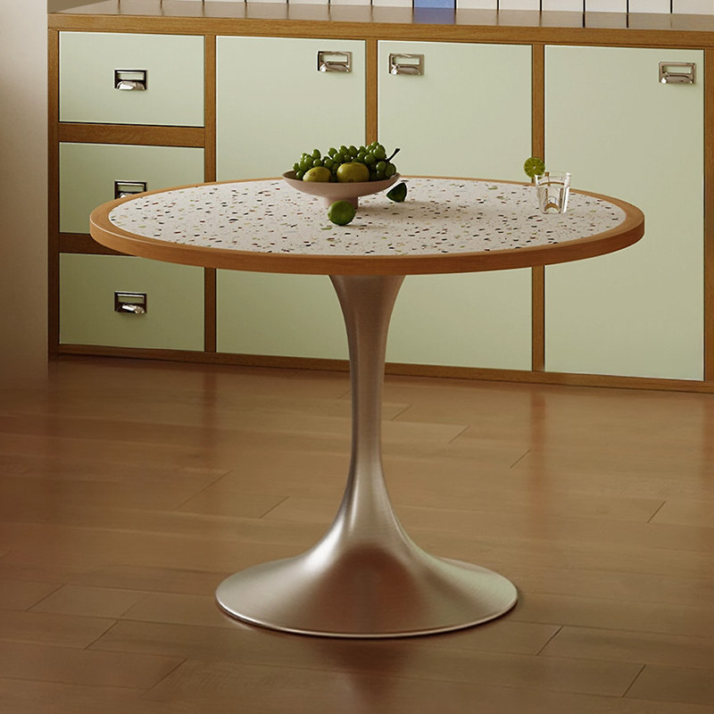 Table de salle à manger, H 29,53 po x L 43,31 po x l 43,31 po