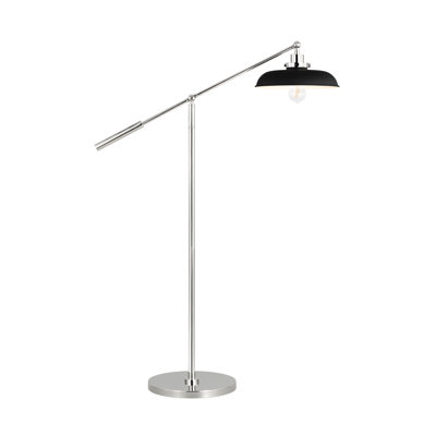 Walter 46'' Task Floor Lamp with Outlet