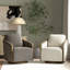 Fauteuil pivotant gris-1088691411