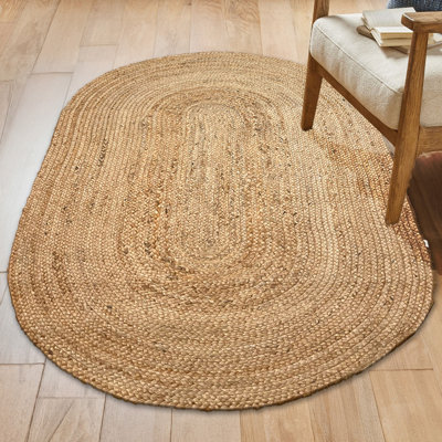 Tapis naturel tressé à la main