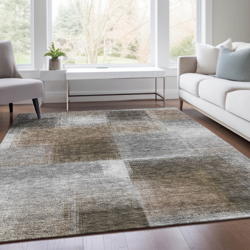 Tapis d'intérieur antidérapant Neysa, Rectangle 3' x 5'