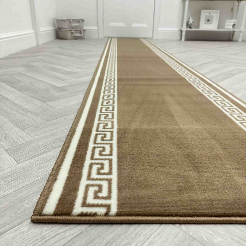 Runner Geometric Area Rug, Runner 60 x 420 cm