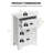 2 PCS 3 Drawers Nightstand End Table Bedroom Storage Wood Side Bedside-1086909902-1086909936