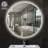 Naliyah Round Frameless Lighted Bathroom/Vanity Mirror-1112296457
