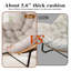 Fauteuil à bascule beige en rotin-486691875