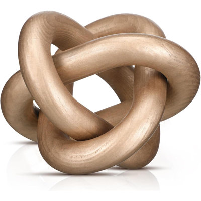 Wood Chain Link Decor 3 Link Wood Knot Decor Hand Carved Coffee Table Decor Modern Shelf Decor Boho Chain Decor Rustic Decorative Objects For Home Living Room Bedroom Decoration