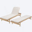 Chaise longue avec coussin Mallacia
